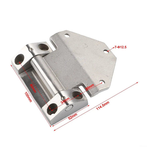 Heavy Duty Stainless Steel Hinge Built Different For Industrial And Commercial Doors With Five Hundred Kilogram Load Rating, 114mm size.