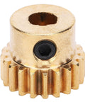 Beefy Brass Gear Replacement With 20 Teeth And 6mm Bore For 0.8 MOD Robotic Applications In Industrial Robots Antirust Durable Mechanical Hardware