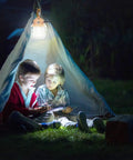 Children reading under 60W LED Work Light With 8700 Lumens And 5000K Color Temperature Built Tough With Stainless Steel Guard And Handy Hook