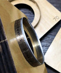 Close-up of Heavy Duty Pro Grade Round Circle Cutting Mold For Leather Crafts 120mm With Precision Steel Blade.