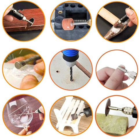 Uses of All In One Corded Engraving Tool Kit With Micro Engraver Etching Pen for various DIY projects on wood, metal, glass.
