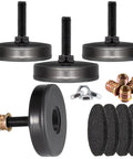 Sturdy True Metric M8 Heavy Duty Leveling Feet With A 2 Inch Wide Base, Adjustable Furniture Levelers To Stop Wobble, Nylon Base With Felt Pads