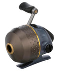Side view of President Spincast Reel Size 6 With Dual Handle Positions Aluminum Spool And Dial Drag System for smooth fishing performance.