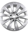 Freshly Reconditioned 20 Inch OEM Wheel Fits Tesla Model X 2017 aluminum alloy rim with detailed spokes and smooth finish.