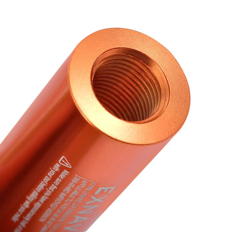Close-up of Lower Leg Removal Tool for Fox Fork Servicing on Fox 34 36 38 40 Damper Side Pro Grade Aluminum tool showing threaded end.