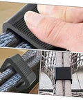 8 Pack Outdoor Furniture Clips And Connectors For Rattan Wicker Chairs And Sectional Sofas, close-up view of installation