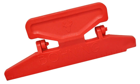 Red Pro Class Fletching Jig For Vanes And Feathers Up To 5.5 Inches, 3 Or 4 Fletches, Precise Offset Indicators