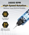 Get Your Creative Gears Turning With This Badass 6-Speed Rotary Engraving Pen featuring visible 38000 RPM high speed rotation.