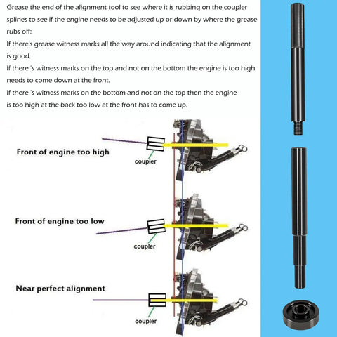 Gimbal Bearing Alignment And Install Kit For Boat Drives Pro Grade Gear Set For MerCruiser Alpha Alpha 1 Bravo Volvo MR OMC Cobra