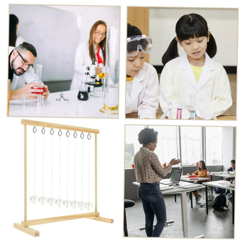 Snake Shape Pendulum Energy Conservation DIY Kit For Hands-On Physics Experiments, shown in classroom and lab settings