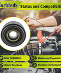 Direct Fit Drive Shaft Center Support Bearing For Nissan Infiniti Pathfinder Frontier D21 Pickup Replacement Bearing displayed beside car engine.
