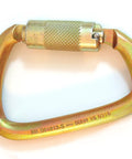 Beefy Heavy Duty Steel Carabiner 50kN 11200 Lb Twist Auto Lock ANSI Certified 5 Pack for climbing and industrial safety.
