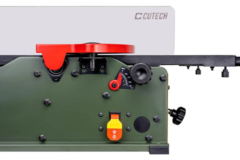 Pro Grade 12 Inch Spiral Cutterhead Benchtop Jointer Features Cast Iron Tables And 24 Double Sided Carbide Inserts Hooked Up To A Beefy 12 Amp Motor To Shave Wood Smooth As Butter For Insane Precision Cuts Daily