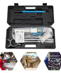 Badass 20 Ton Hydraulic Gear Puller Kit With 2 And 3 Jaws For Wheel Bearings Brake Drums Axles Rotors Top Pick For Garage Guys Heavy Duty Tools Working Smooth No Issues Rubber Handles Smart Centering Pin For Quick Jobs Anytime, case and attachments