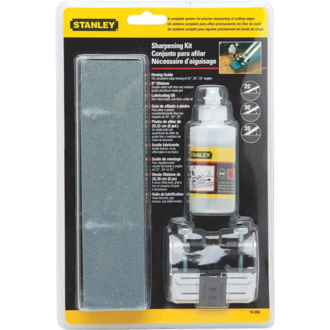 Sharpening Kit For Chisels And Plane Irons One Quarter To Two And Three Quarters Inch Blades Includes Oil Stone Honing Guide White Oil