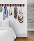10 Pack Single Prong Flat Coat Hooks Wall Mounted For Hanging Coats Towels Bags Hats Keys And More with 20 Screws