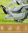 22 Piece Shaft Locking Pin Kit With Zinc Plated Beefed Up Heavy Duty Trailer Coupler Pins In Square And Arch Shapes Made From Premium Carbon Steel Includes One Quarter Inch Five Sixteenth Inch And Three Eighth Inch Diameters For A Solid Hitch Fit coupled with trailer displaying advantages like high-quality steel and abrasion-resistance