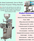 Plug And Play Automated Single Nozzle Filling Machine 100 To 1000ml with stainless steel body and digital control panel.
