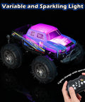 Waterproof Monster Truck Gesture RC Car With 4WD Amphibious All Terrain Drive Dual Mode Remote Control Toy for Kids with LED lights