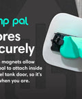 Reusable Fueling Glove Keeps Your Hands Clean At The Gas Pump From Grimy Handles And Keypads With Magnetic Inside Tank