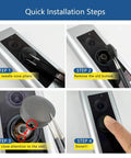 4 Pack Doorbell Button Replacement For Pro And Peephole Cameras, No Expensive Device Needed, Easy DIY Install In Minutes