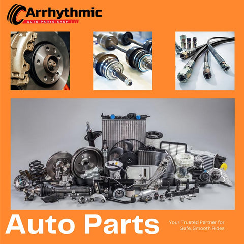 Auto parts display with various components including Front Brake Caliper Pins Kit 2Pcs For Ford Expedition And F150