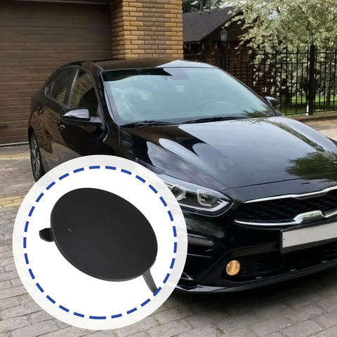 Front Bumper Tow Hook Cover For Kia Forte 2019 2020 2021 Replacement 86588M6000 86588M7000 Car Exterior Patch next to car