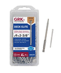Marine Grade Stainless Steel 316 Hidden Deck Screws Trim Head 2 3/8 Inch 200 Piece Pack in clear box with bit.