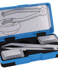 Universal Spanner Wrench With Adjustable Pin Sets For Laguna Series Brackets and Spider Fittings in blue case