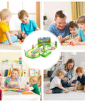Epic Motion Sensing Two Player Racing Game With Three Play Modes Interactive Competitive Board Experience For Family Game Night Friends Hangouts And Social Events Easy Setup And Quick Start Fun, green plastic track set