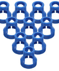 Valve Protector Caps For Oxygen Cylinders 10 Pack Must Have Durable Plastic Safety Covers For Gas Cylinders in blue