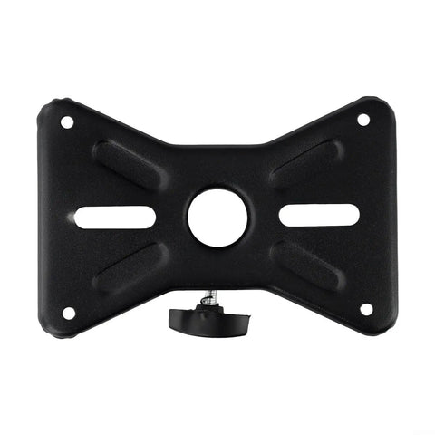Rotatable 35mm Metal Mount Speaker Stand Adapter Top Cap with 30kg Load Bracket, durable black audio equipment mount