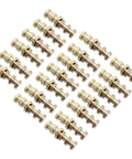 20 Sets Table Leaf Dowel Pins And Bolt Sleeve Connectors For Furniture Assembly And Tabletop Positioning Heavy Duty Metal Alignment Pins In 8x10x30mm Hardware Kit
