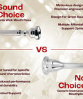 American Classic Trumpet Mouthpiece 3C Silver Plated for That Rich Warm Tone and On Point Response Great for All Levels and Styles Delivers Balanced Feel and Flexible Color for Studio Rehearsal and Stage Performances compare graphic
