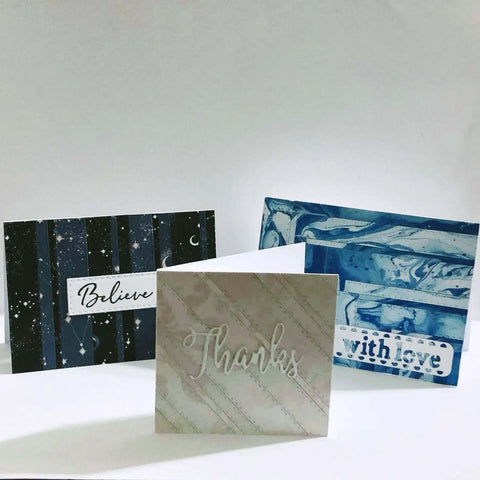 Variety of handmade cards using 4 Piece Rectangle Frame Die Cut Set With Dotted Stitched Borders For Scrapbooking, Card Making, And DIY Crafts, Metal Cutting Dies For Embossing And Background Stencils, Wedding And Craft Projects, Silver Finish