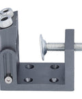 Side view of 52 Pieces Oblique Pocket Hole Jig Kit With 15 Degree Adjustable Drilling Locator For Precise Woodworking Inclined Pocket Hole Jig