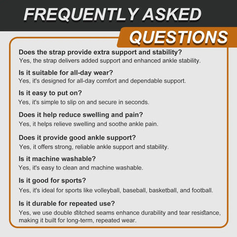 Frequently asked questions about Two Pack Breathable Ankle Brace For Sprained Ankles With 360 Degree Support And Adjustable Compression Wrap