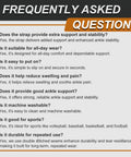 FAQ section about Two Pack Adjustable Ankle Brace For Sprains And Recovery Breathable Neoprene Support With Ultimate Stabilization.