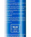 Multi Vehicle Moly Fortified Gray Grease 14.1 Oz Cartridge For Ford Lincoln Mercury Vehicles with NLGI GC-LB label