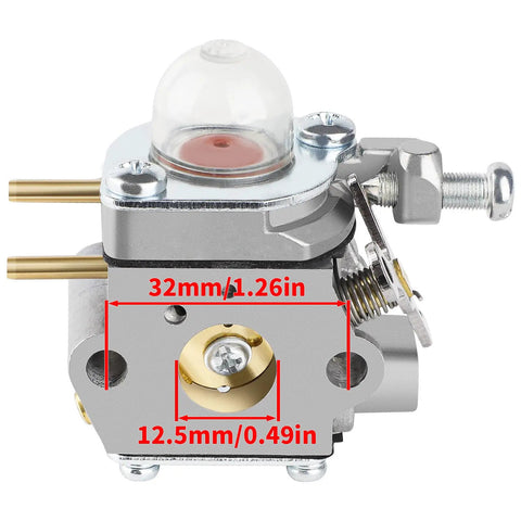 Beefed Up Heavy Duty Carburetor Fuel Line Kit For 753-06190 Craftsman WS2100 WS2200 WS2400 Grass Trimmer, close-up view