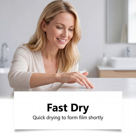 Clear Liquid Waterproof Sealant Brush Application Tackles Cracks Nips Water Damage In The Bud Locks Out Dampness Safely Shields baseboards