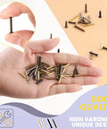 Heavy Duty Assorted Wood Screws Kit With Six Precision Sizes For Badass Diy Workshops Featuring Slick Self Topping Flat Head Fasteners in hand.