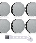 Six Pack Pleated Vacuum Filter Replacements For Bissell PowerForce Compact Upright Vacuums 2112 1520 2690 Fit Cleanview Turbo Bagless Upright Vacuum Models Pro Grade Breathable Filter For Home Cleanups, 6 filters and brush