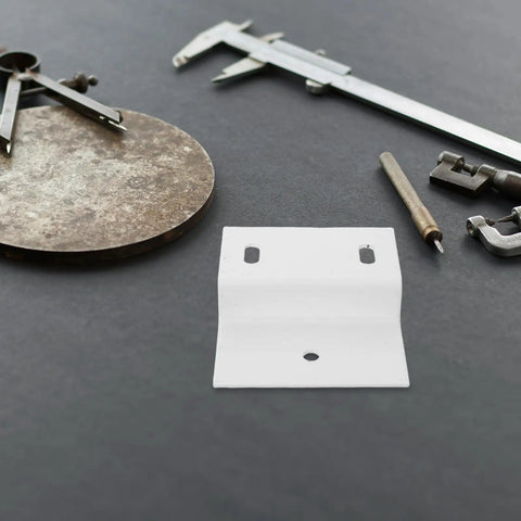 Heavy Duty Z Shaped Shelf Brackets For Cabinets And Tile Walls with tools, moisture-proof iron right-angle fastener