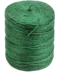 Natural Jute Garden Twine 800 Feet Green 2mm Thick spool for plant ties and decor