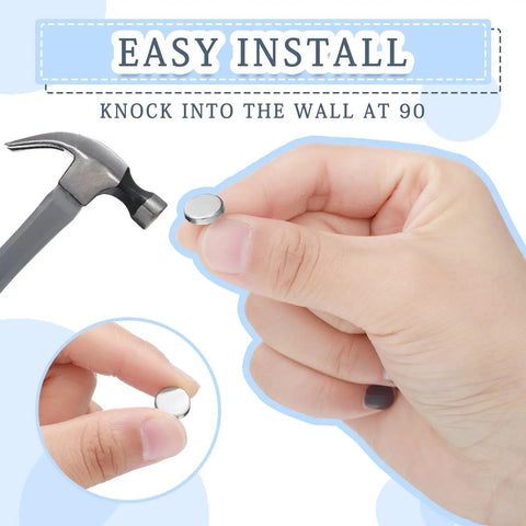 Built Tough Silver Metal Push Pins And Straight Shooting Thumb Tacks For Bulletin Boards Smooth Wall Mounting Heavy Duty Picture Hangers Compact Go To Office Supplies 30 Piece Set