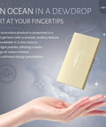 Ombre Pat Painting Gel And Nail Art Kit packaging floating above hand, showcasing salon quality finish and easy self leveling features.
