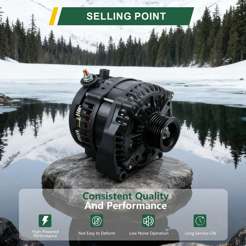14V 300A High Output Alternator Replacement For GM Escalade Tahoe Suburban Yukon Avalanche H2 And More 2007 To 2011