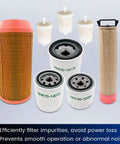 Heavy Duty Filter Kit For Kubota ZD1211 ZD1511 Direct Replacement With OEM Numbers HH150-32094 HHK32-16770 visible