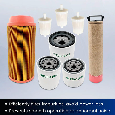 Heavy Duty Filter Kit For Kubota ZD1211 ZD1511 Direct Replacement With OEM Numbers HH150-32094 HHK32-16770 visible